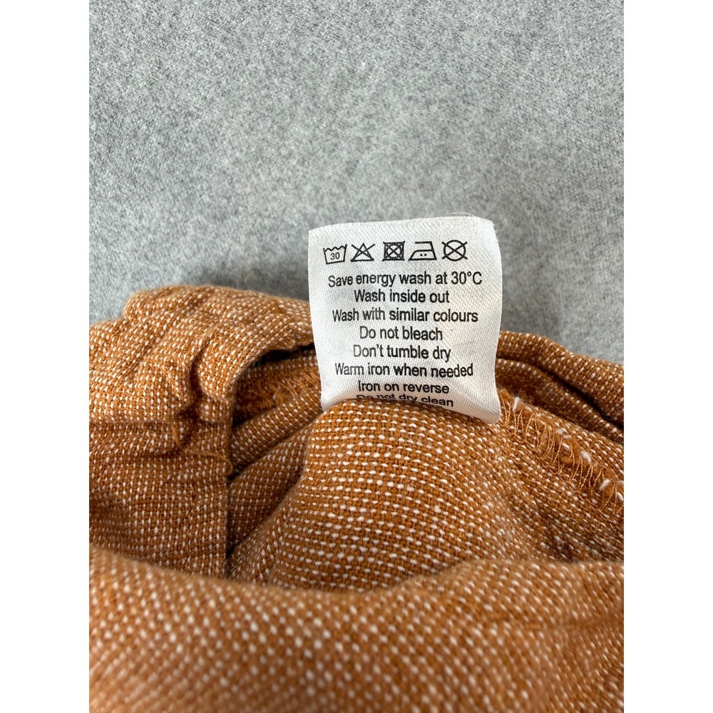 Rylee + Cru Kids Rust Linen Cotton Blend Button Front Romper‎ 6-12M - Picture 5 of 6